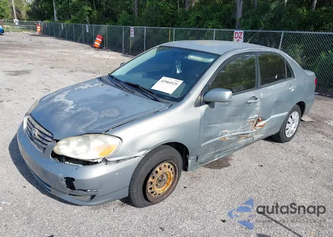 2004 Toyota Corolla Le z USA, uszkodzony, nr VIN 2T1BR32E74C191386